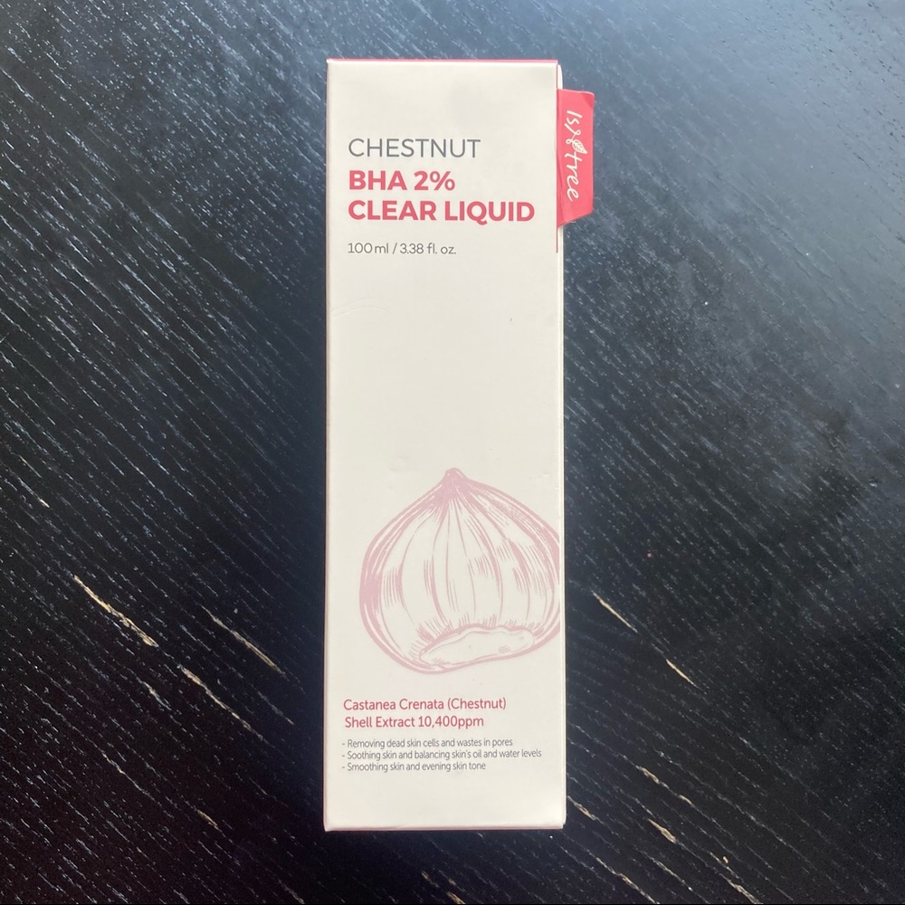 NWT Isntree Chestnut BHA 2% Clear
Liquid